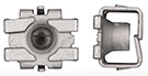 6-1.00mm Screw Size Panel Nuts