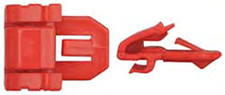Red Nylon Belt Moulding Retainers