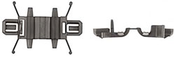 Black Hood Release Cable Clip