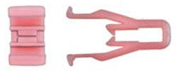 Pink Nylon Moulding Retainers