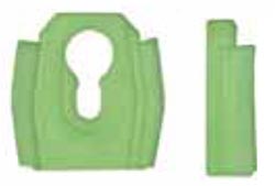 Green Nylon Moulding Clips