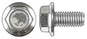 10 - 1.50 x 20mm Flange Bolts - 125 Pack