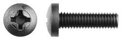 6-1.00mm Black Nylon Screw