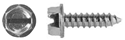 1/4" License Plate Screw