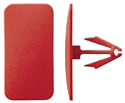 5/16" 8mm Red Moulding Clips