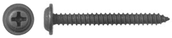 8 x 1 1/2" Blk Trim Screws