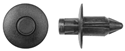 6.3mm Black Push Type Clip
