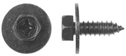 20mm, Black Finish Sems Screws