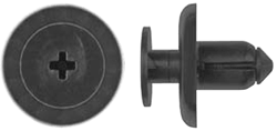 8mm Black Push Type Retainers