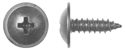 16mm Black Trim Screw