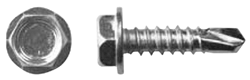 8 x 1" Zinc Tek Screw