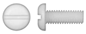 16mm Natural Nylon Screw