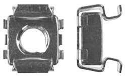 3/8" Hole Square Cage Nuts