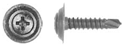 8 x 1" #6 Black Trim Screw