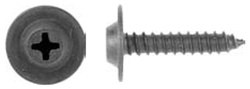 8 x 3/4"  Black Screw w/Washer