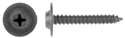 8 x 1"  Black Finish Screw