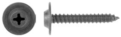 8 x 1"  Black Finish Screw