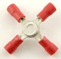 Red 4 Way Butt Connector
