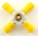 Yellow 4 Way Butt Connector