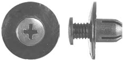 8mm Black Nylon Blind Rivets