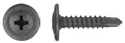 8 x 3/4" Black Finish Screw