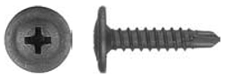 8 x 3/4" Black Finish Screw