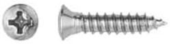 10 x 3/4" Chrome Screws