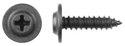 10 x 3/4" Black Trim Screw