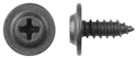 10 x 1/2" Blk Finish Screw