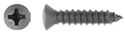 8 x 1 1/2" #6 Black Trim Screws