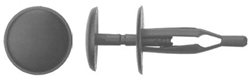 1/4" Black Push Type Retainers