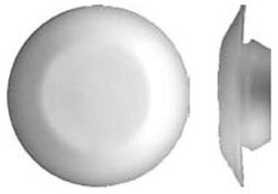 White Nylon Flush Hole Plugs