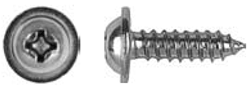 8 x 5/8" Chrome Trim Screw