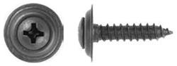 Black Loose Washer Trim Screw