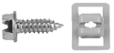 License Plate Screw & Nut Kit