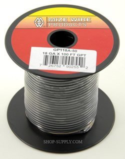 18 Ga. Black Primary Wire