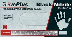 Large Black Nitrile Gloves