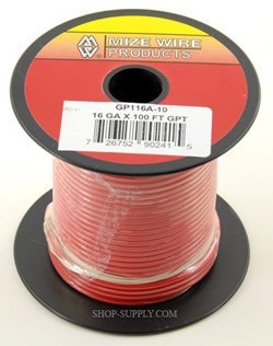 16 Ga. Red Primary Wire